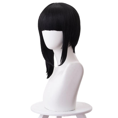 anime demon slayer tsuyuri kanao black short cosplay wig 487j