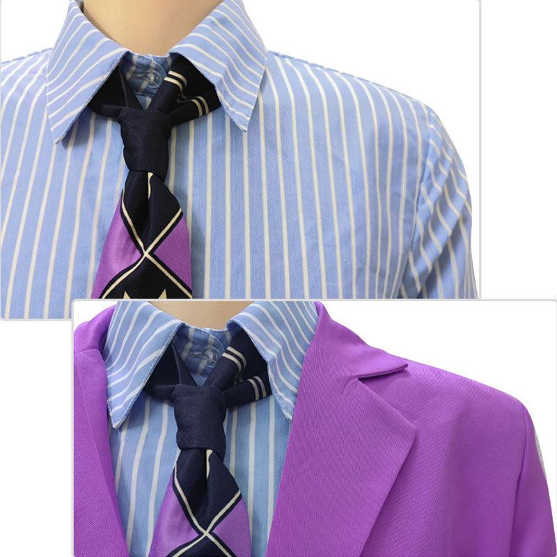 anime jojos bizarre adventure yoshikage kira suit cosplay costumes