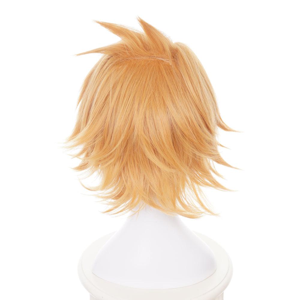 anime my hero academia kaminari denki yellow short cosplay wig qx19