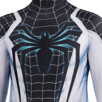 spider man negative suit jumpsuit child cosplay costumes