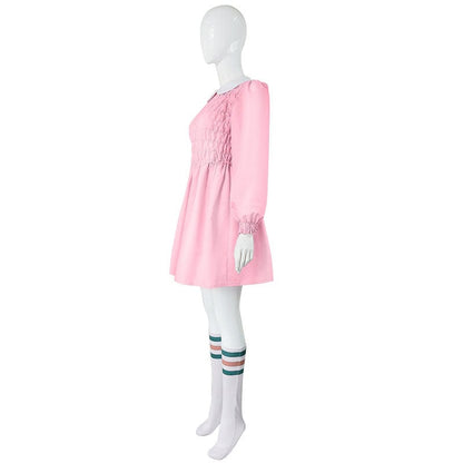 stranger things season eleven 11 dress cosplay costumes