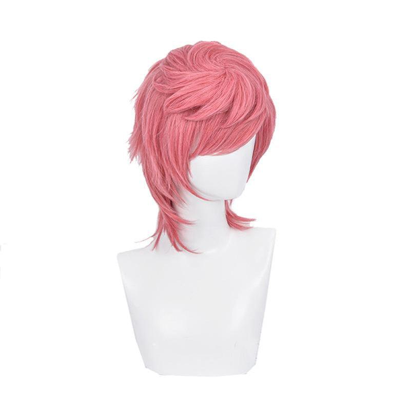 anime jojos bizarre adventure golden wind trish una long pink cosplay wigs