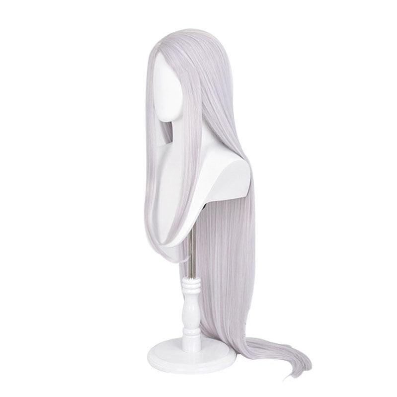 anime my hero academia miruko rabbit hero long silver grey cosplay wigs