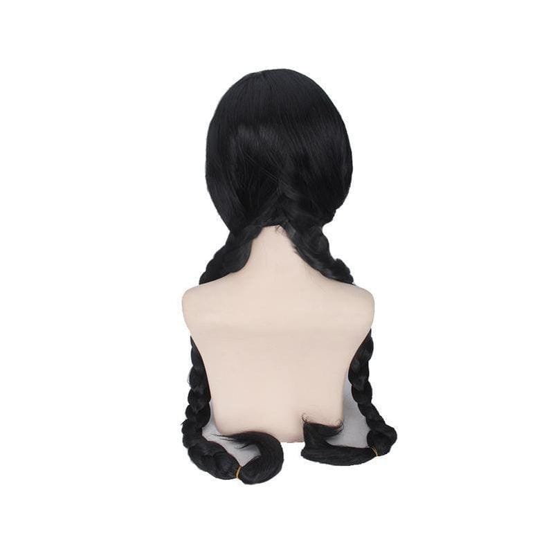 anime danganronpa trigger happy havoc toko fukawa black long cosplay wigs