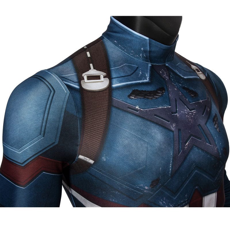 avengers 3 infinity war captain america steve rogers jumpsuit cosplay costumes