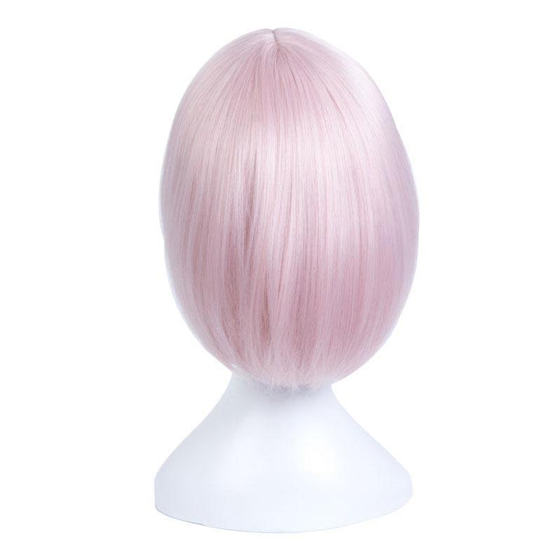 fgo fate grand order mash kyrielight shielder pink short cosplay wigs