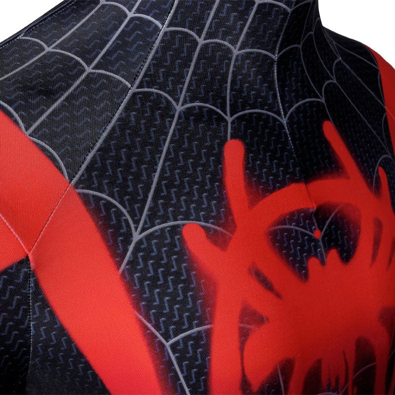 spider man into the spider verse miles morales jumpsuit cosplay costumes