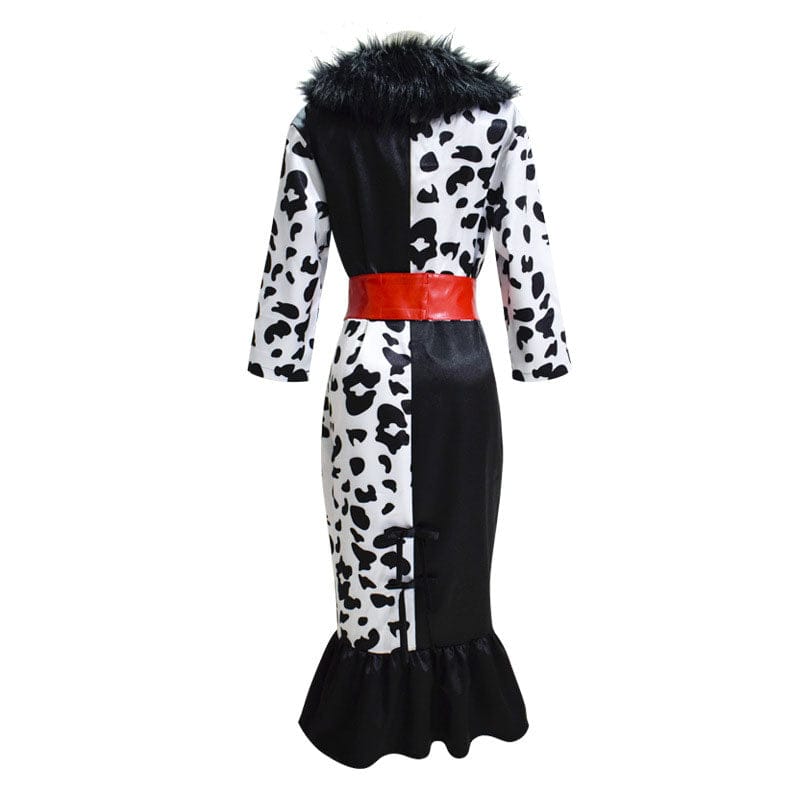 movie cruella de vil cruella halloween cosplay costumes