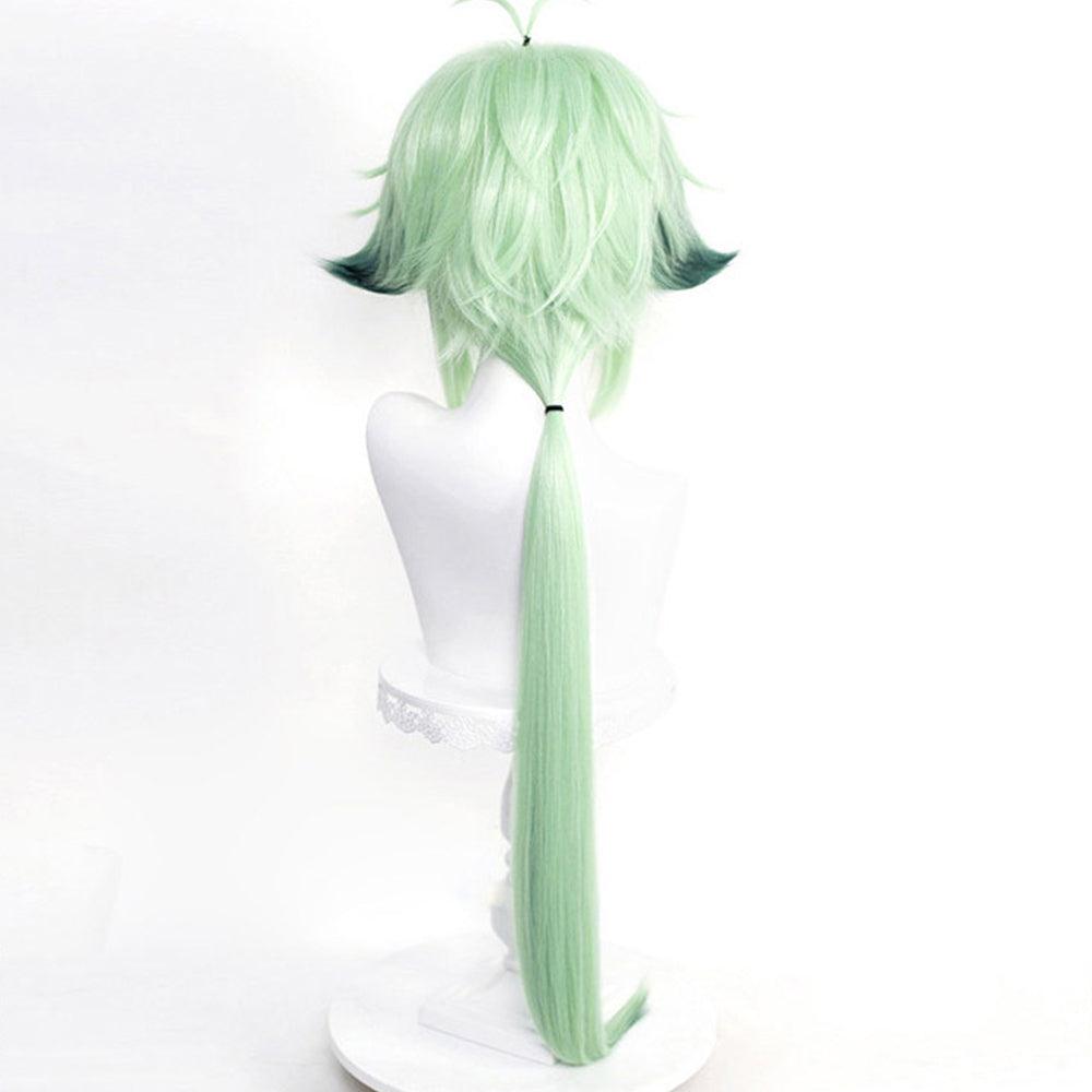 anime genshin impact sucrose green long cosplay wig mm11