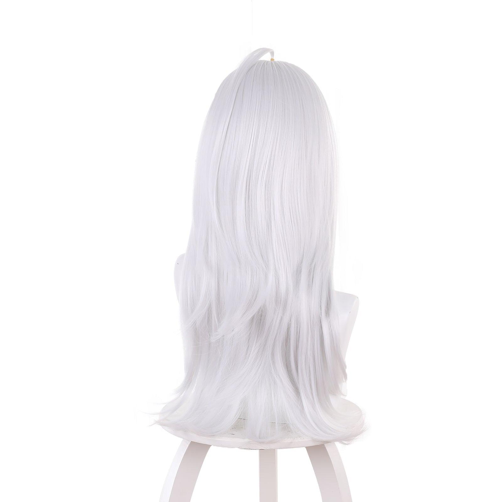 genshin impact cyno white long cosplay wig 539q