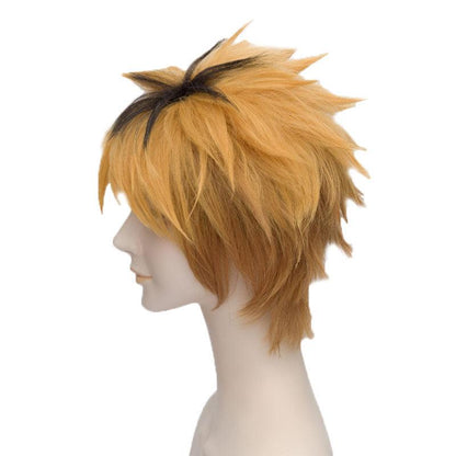 anime tokyo ghoul nagachika hideyosh short golden cosplay wigs