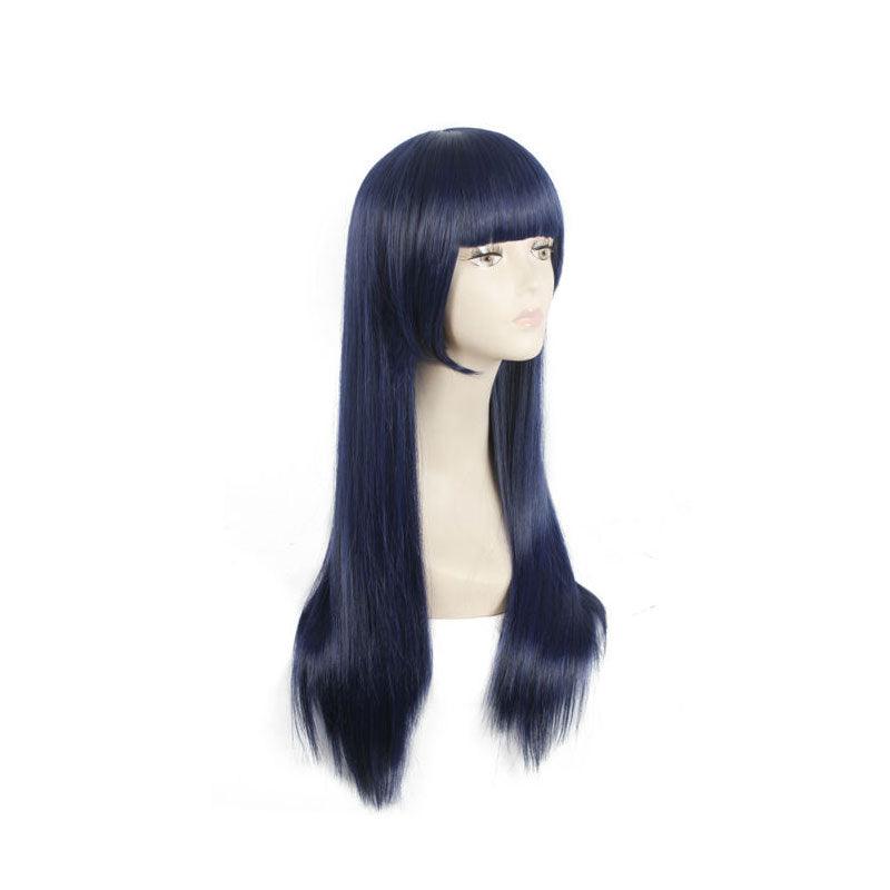 anime naruto hyuga hinata blue cosplay wigs