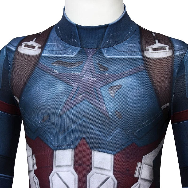 avengers 3 infinity war captain america steve rogers kids jumpsuit cosplay costumes