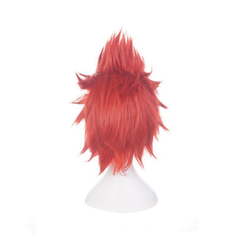 anime my hero academia eijiro kirishima short red cosplay wigs