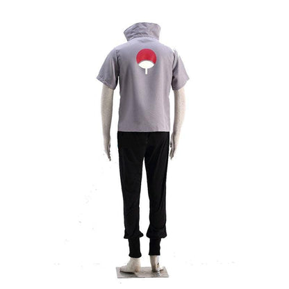 anime naruto sasuke uchiha ninja outfit halloween cosplay costume