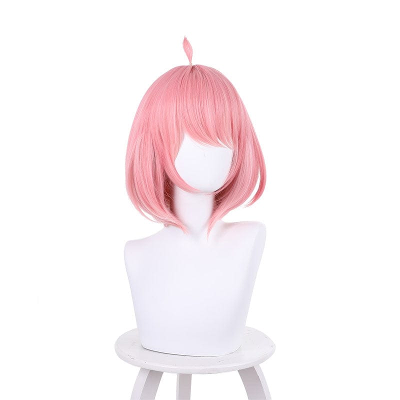 anime spy family anya forger pink cosplay wigs