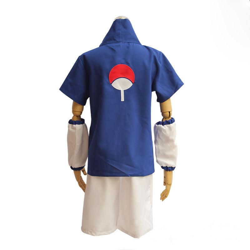 anime naruto uchiha sasuke kimono set cosplay costume