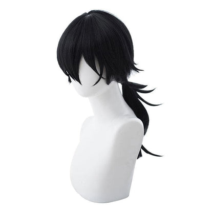 fgo fate grand order ryouma sakamoto 50cm black halloween cosplay wigs