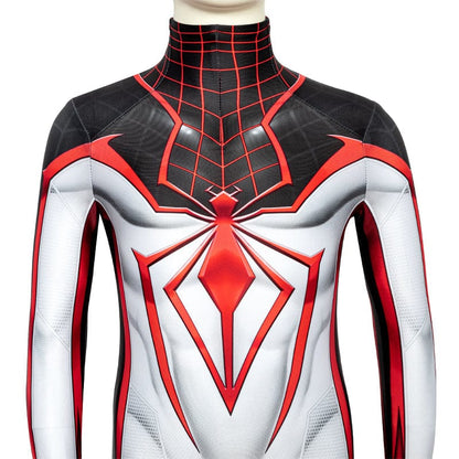 ps5 spider man miles morales t r a c k suit kids jumpsuit cosplay costumes