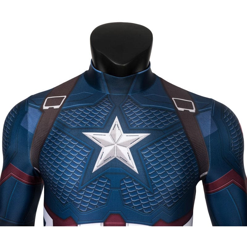 avengers endgame steven rogers captain america jumpsuit cosplay costumes