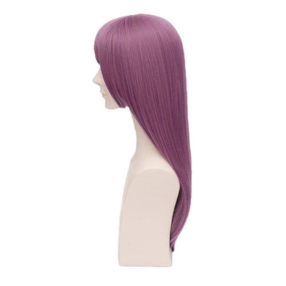 anime tokyo ghoul kamishiro rize long purple cosplay wigs