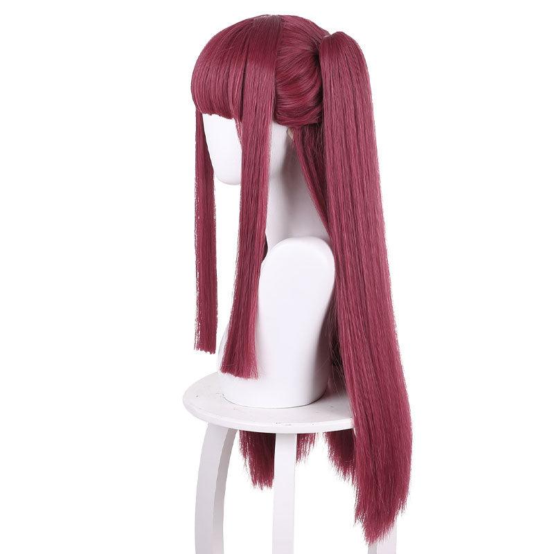 anime my dress up darling marin kitagawa little devil red wine long cosplay wigs