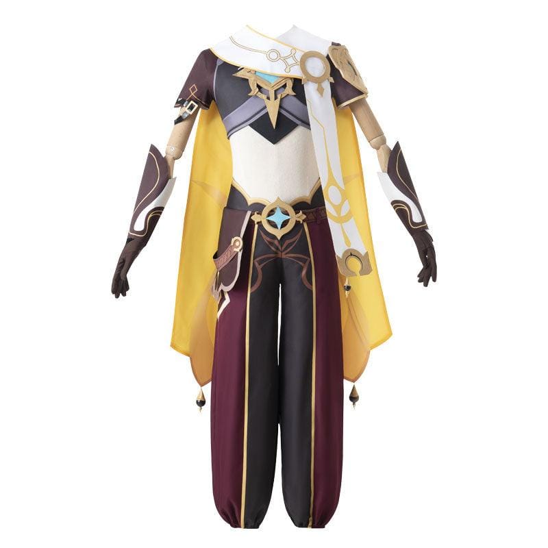 game genshin impact traveler male fullset cosplay costumes