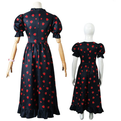 anime spy family anya forger floral dress cosplay costume