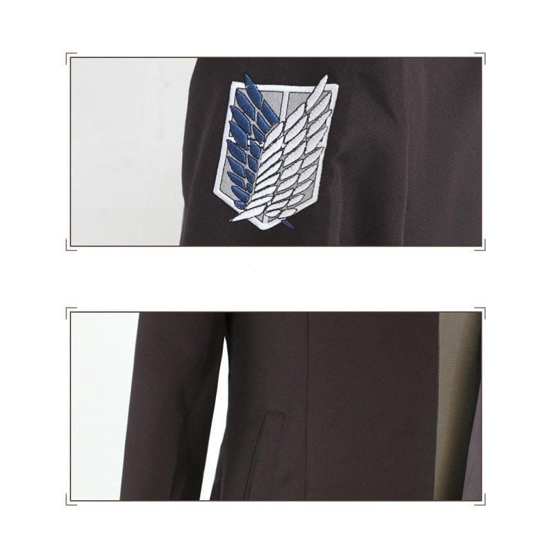 anime attack on titan levi ackerman coat cosplay costume