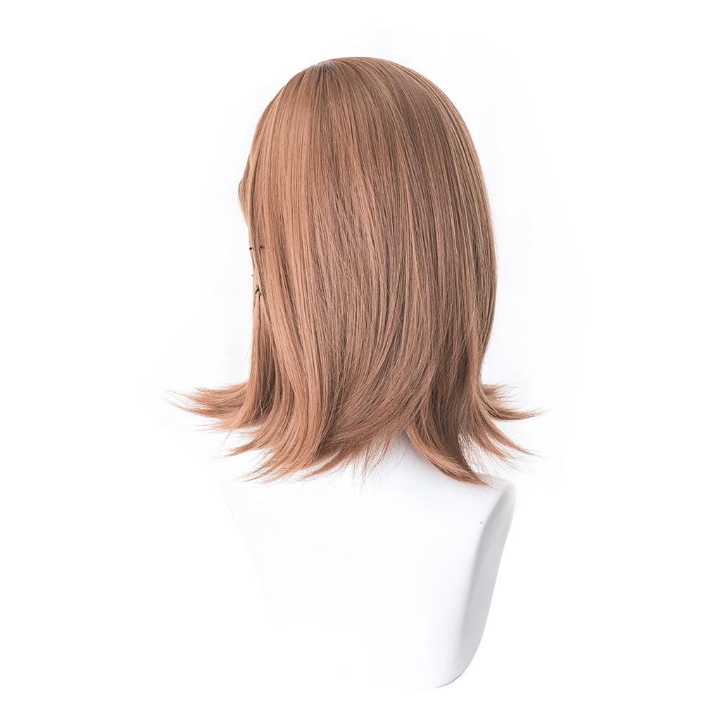 anime a certain magical index misaka mikoto brown short cosplay wig 474d