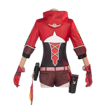 game genshin impact amber fullset cosplay costumes