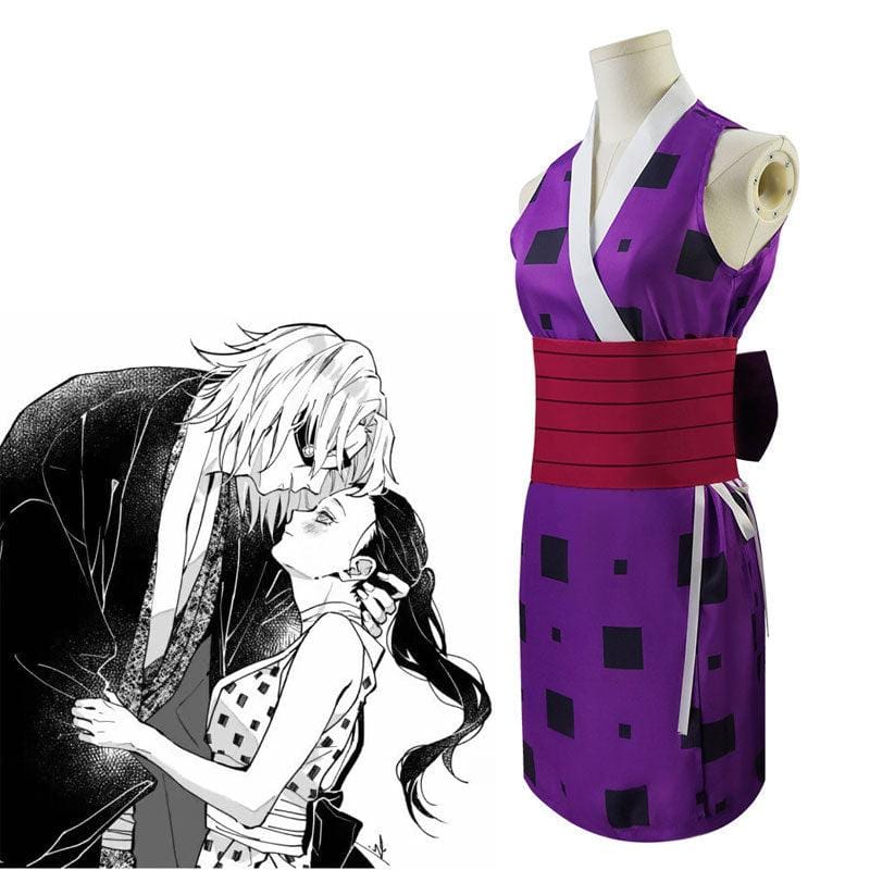 anime demon slayer kimetsu no yaiba makio suma hinatsuru cosplay costumes