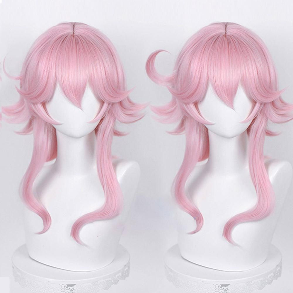 anime genshin impact dori pink medium cosplay wig mm02