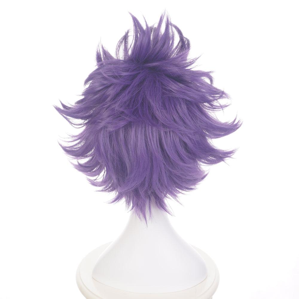 anime my hero academia shinso hitoshi purple short cosplay wig qx22