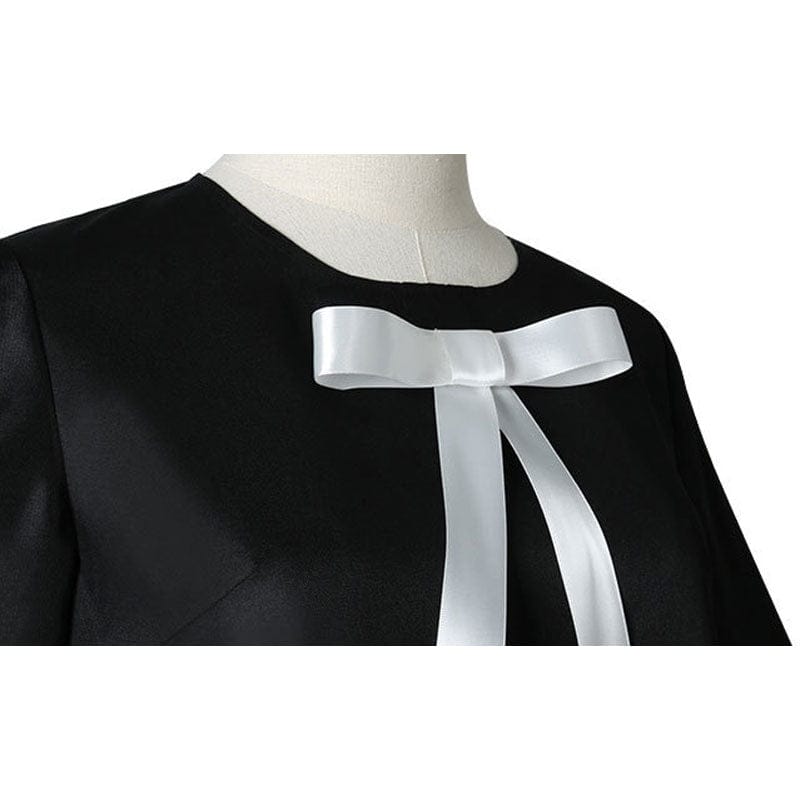 anime spy family anya forger black dress cosplay costumes