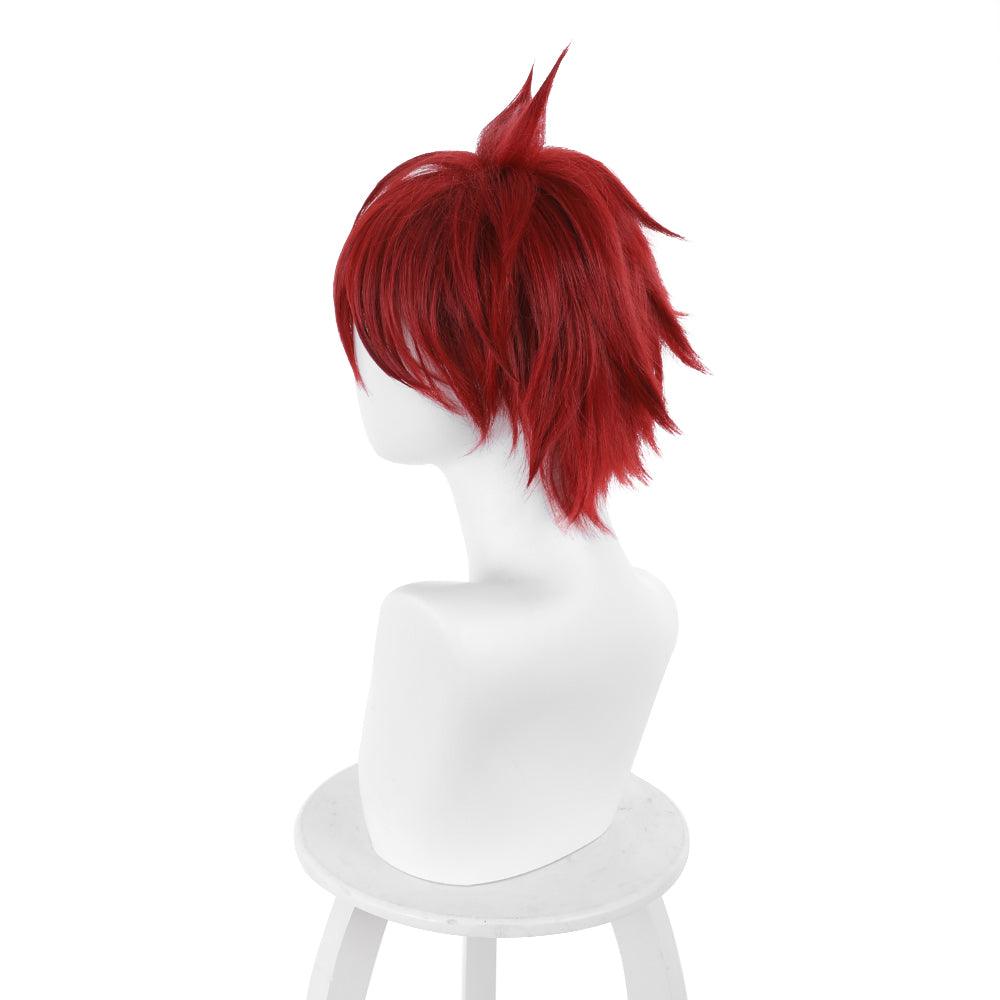 anime sk sk eight reki dark red short cosplay wig 511b