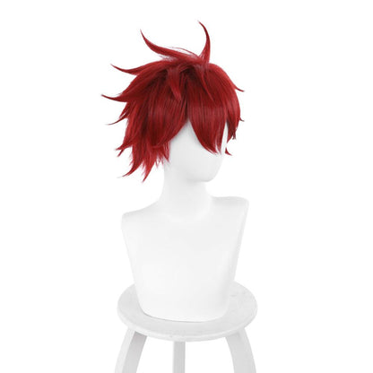 anime sk sk eight reki dark red short cosplay wig 511b