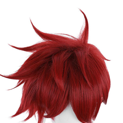 anime sk sk eight reki dark red short cosplay wig 511b