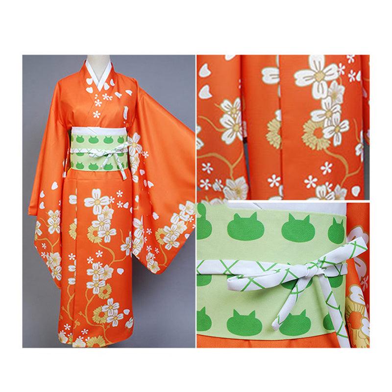 anime danganronpa 2 goodbye despair hiyoko saionji kimono cosplay costumes