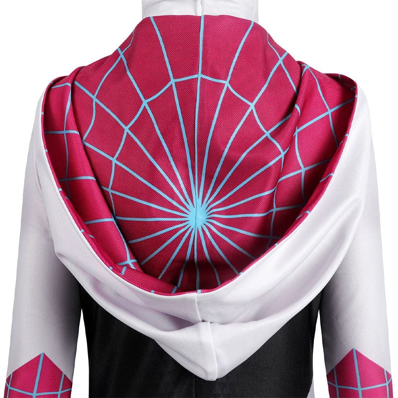 spider man across the spider verse gwen stacy kids jumpsuit cosplay costumes