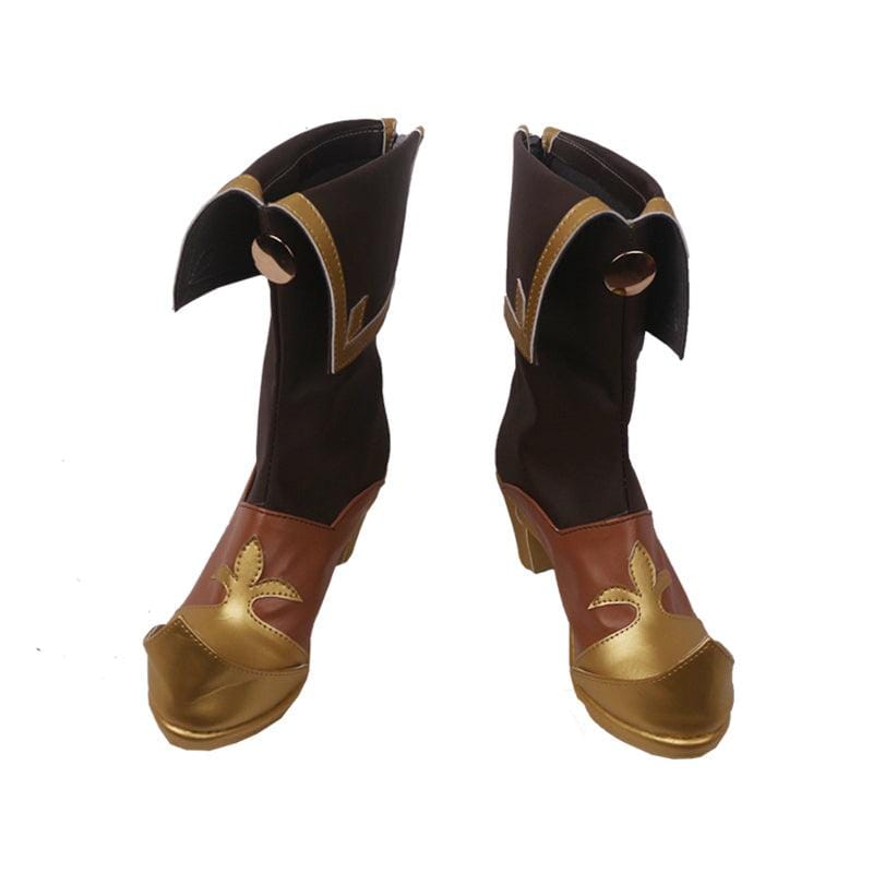 princess connect re dive kelly princess golden anime game cosplay boots shoes