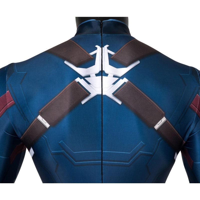 avengers endgame steven rogers captain america jumpsuit cosplay costumes