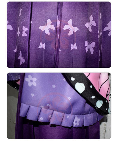 anime demon slayer kimetsu no yaiba kochou shinobu kimono halloween cosplay costumes