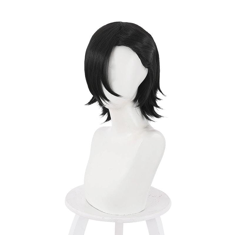 anime jujutsu kaisen junpei yoshino short black cosplay wigs