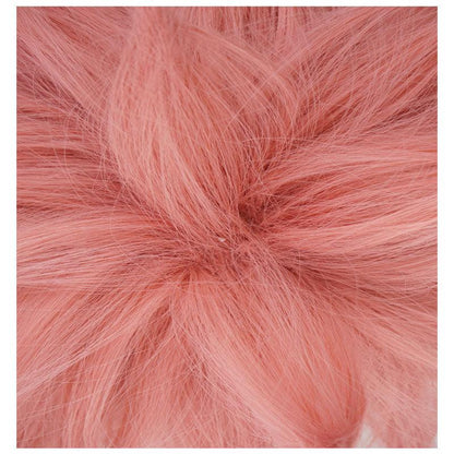 anime my hero academia mina ashido cosplay wigs short pink wig