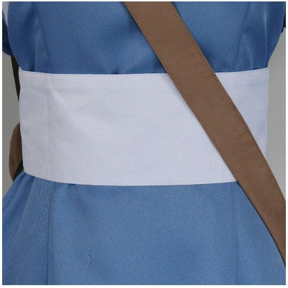 anime avatar the last airbender katara blue dress outfit cosplay costume