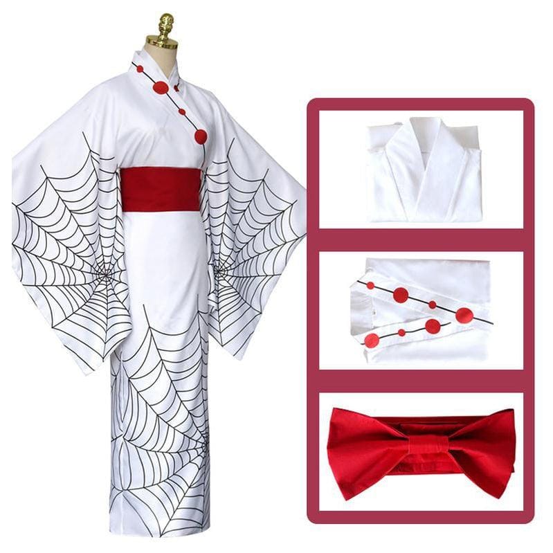 anime demon slayer kimetsu no yaiba rui kimono cosplay costumes