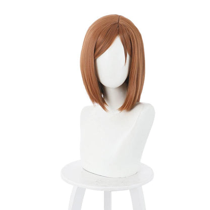 anime jujutsu kaisen kugisaki nobara orange medium cosplay wig 505b