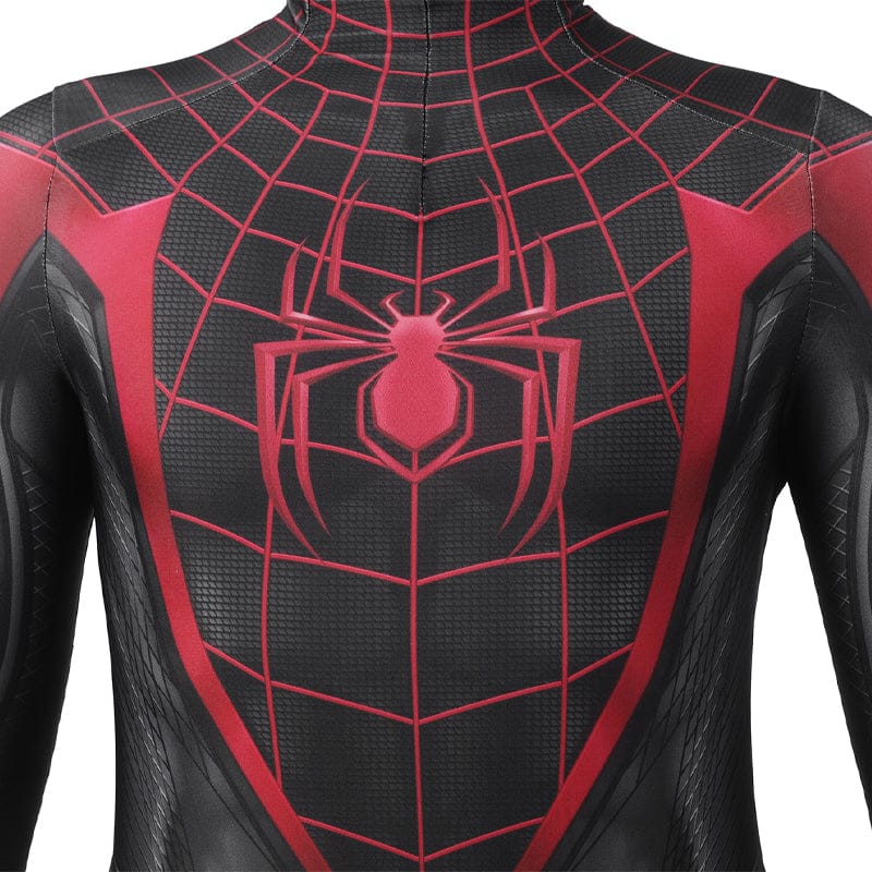 spiderman ps5 2 miles morales kids jumpsuit cosplay costumes