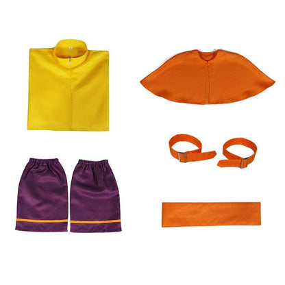 anime avatar the last airbender aang outfit cosplay costume